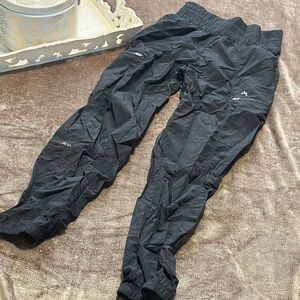 Joy Lab Black Jogger Pants with Zipper Details - Size XS